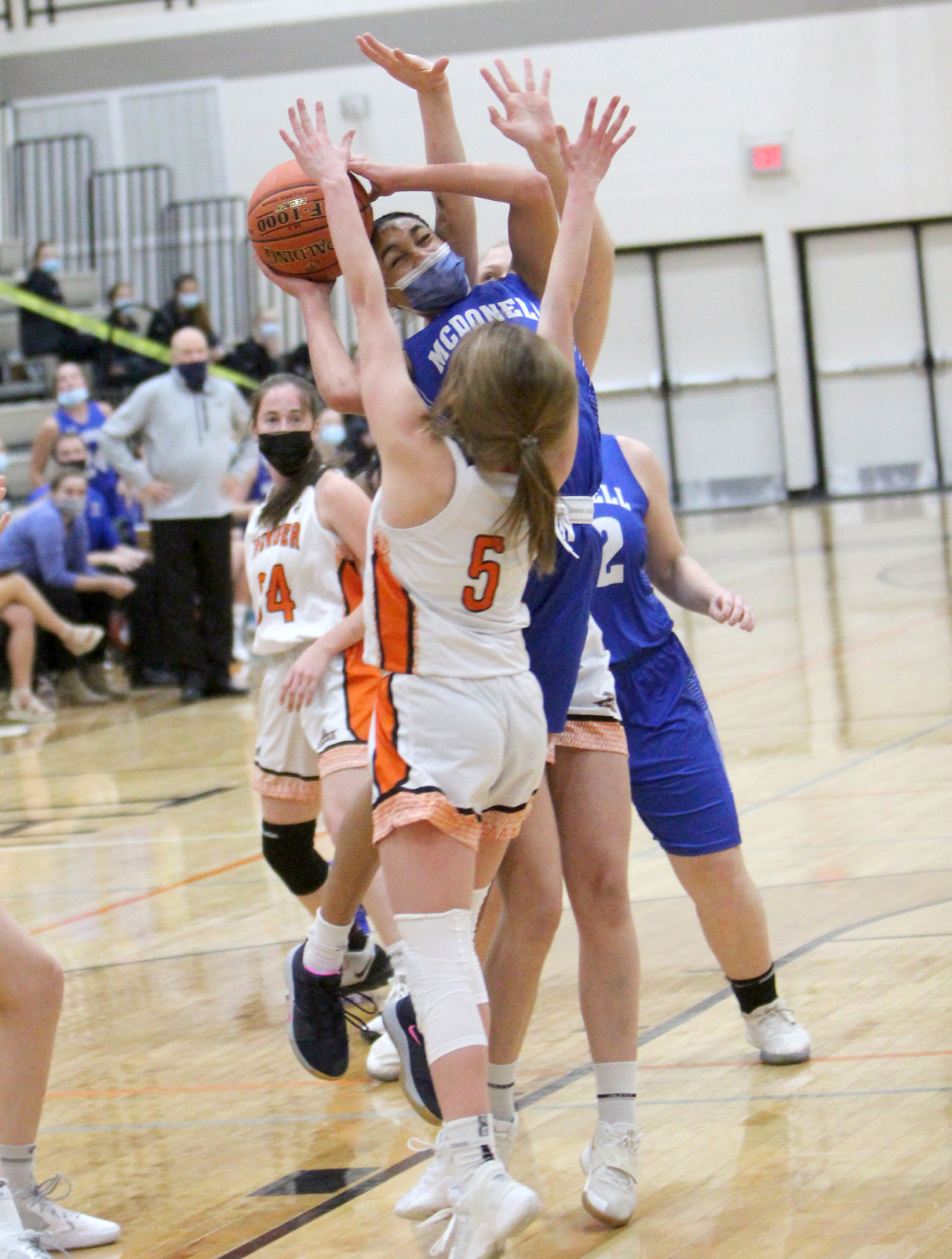 McDonell at Osseo-Fairchild girls basketball 1-11-21